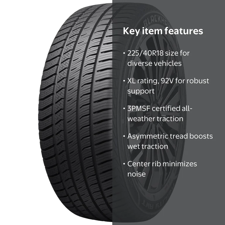 BlackHawk Agility AWT All Season 225/40R18 92V XL Passenger Tire