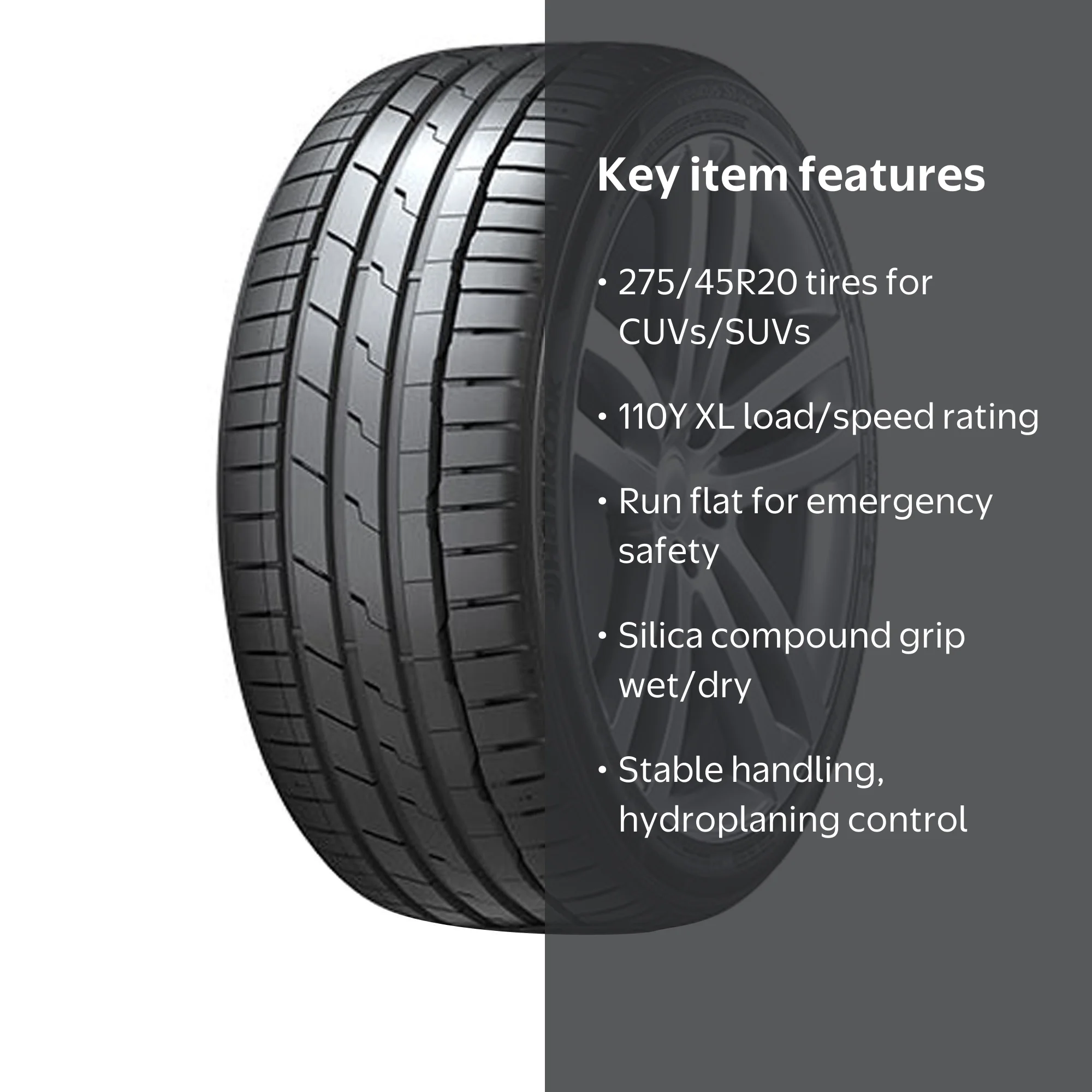 Hankook Ventus S1 evo3 SUV K127C Run Flat *275/45R20XL 110Y