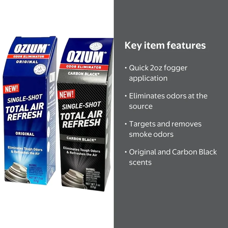 best car cigarette odor eliminator The Stink Solution Smoke Spray - Completely Remove Smoke Smell From House, Car, Clothes, Hair, & More - Odor Eliminator For Smoke and fire damage odors Buy Armor All FRESH fx