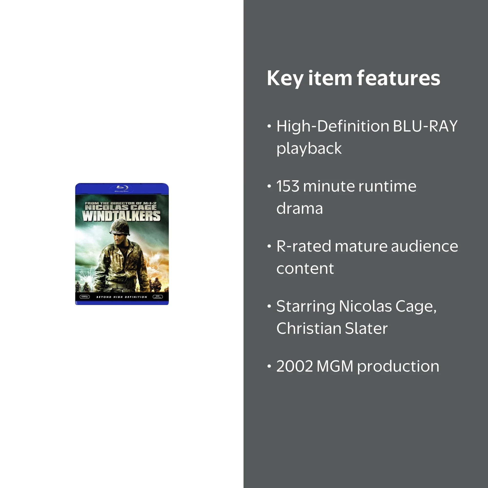 MGM - Windtalkers [BLU-RAY] - Walmart.com