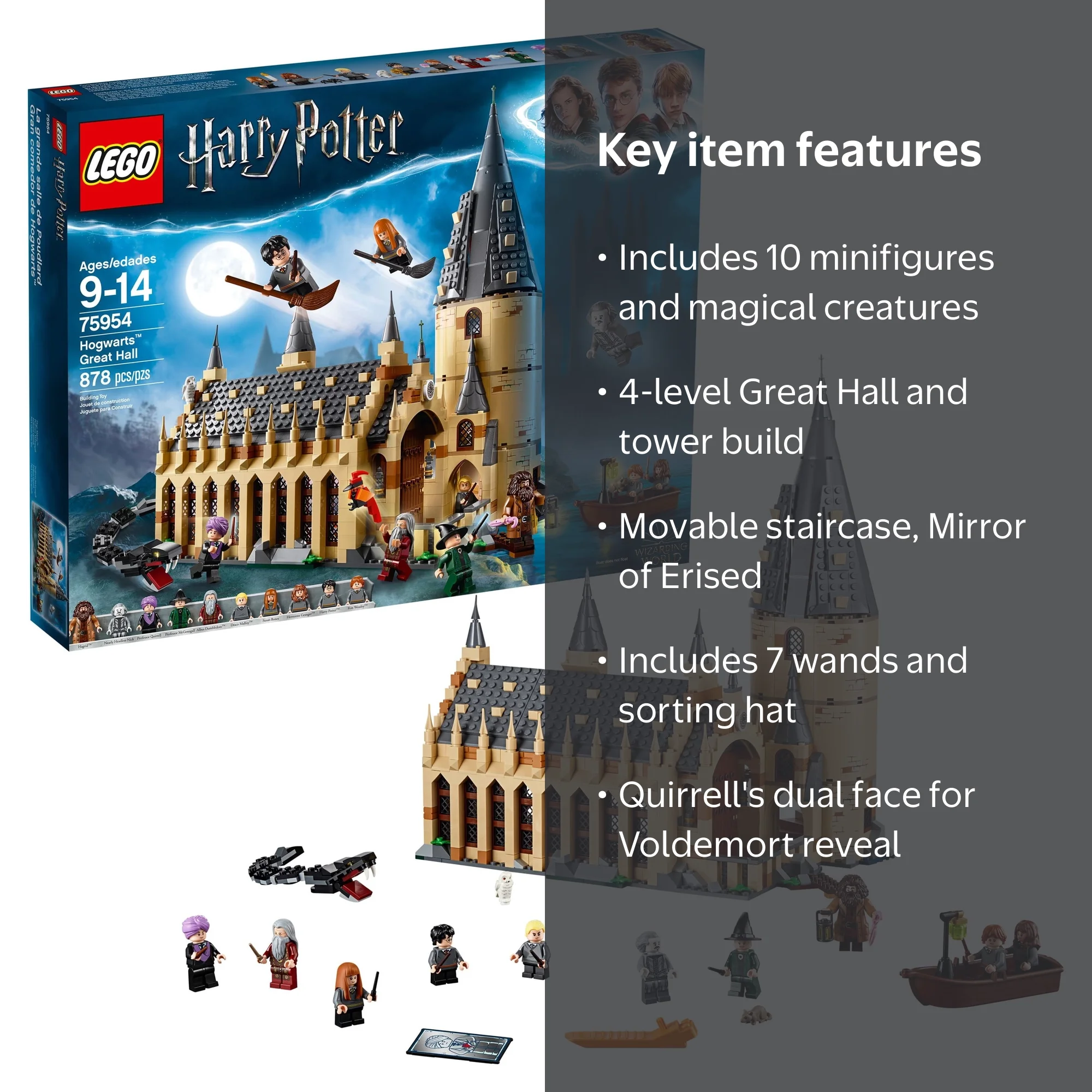 LEGO, Harry Potter Hogwarts Great Hall 75954 Toy of the Year 2019