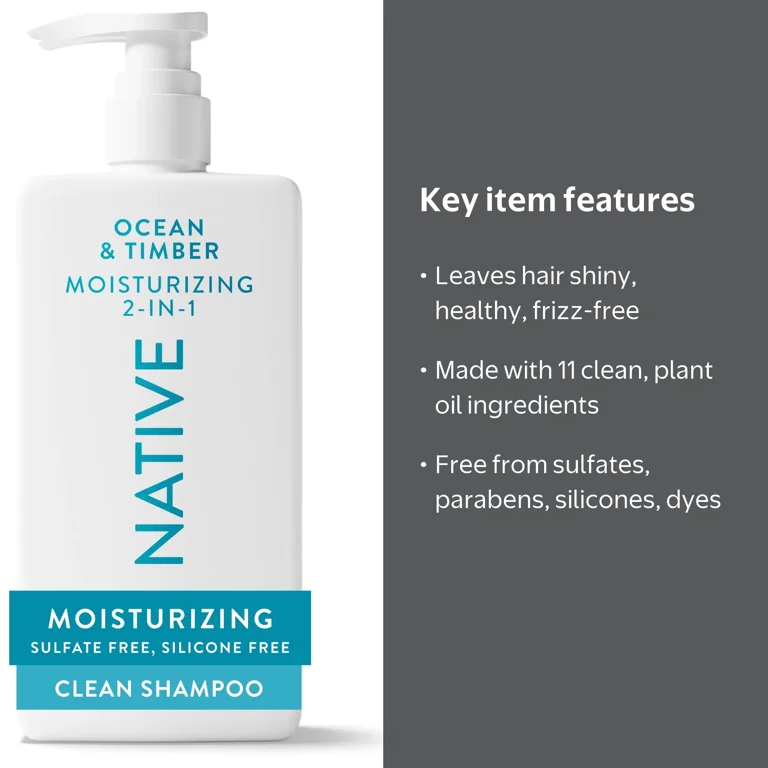Native 2in1 Shampoo and Conditioner Ocean Timber 16.5 fl oz