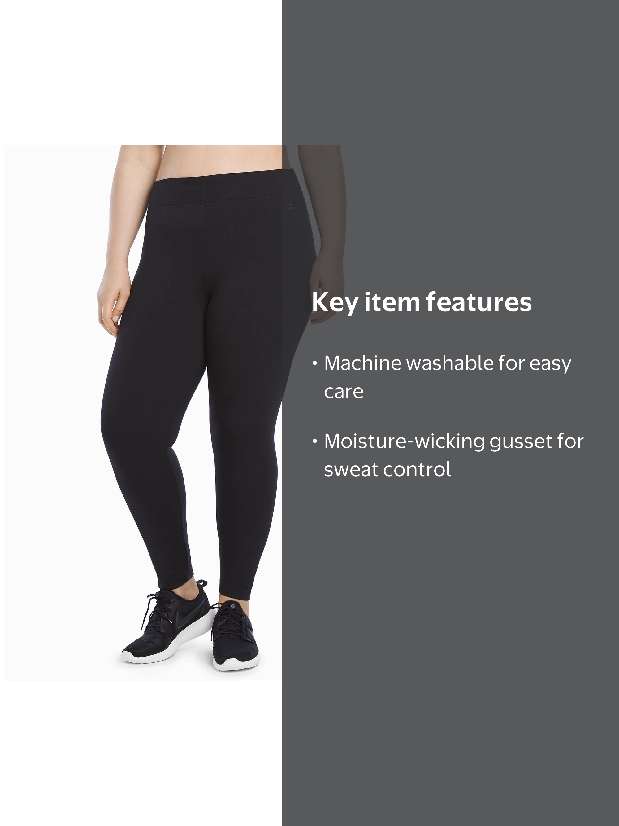 DANSKIN ダンスキン　REJULES LEGGINGS ヨガパンツ　黒　L Danskin Women's Plus Size Active Yoga Pant - Walmart.com