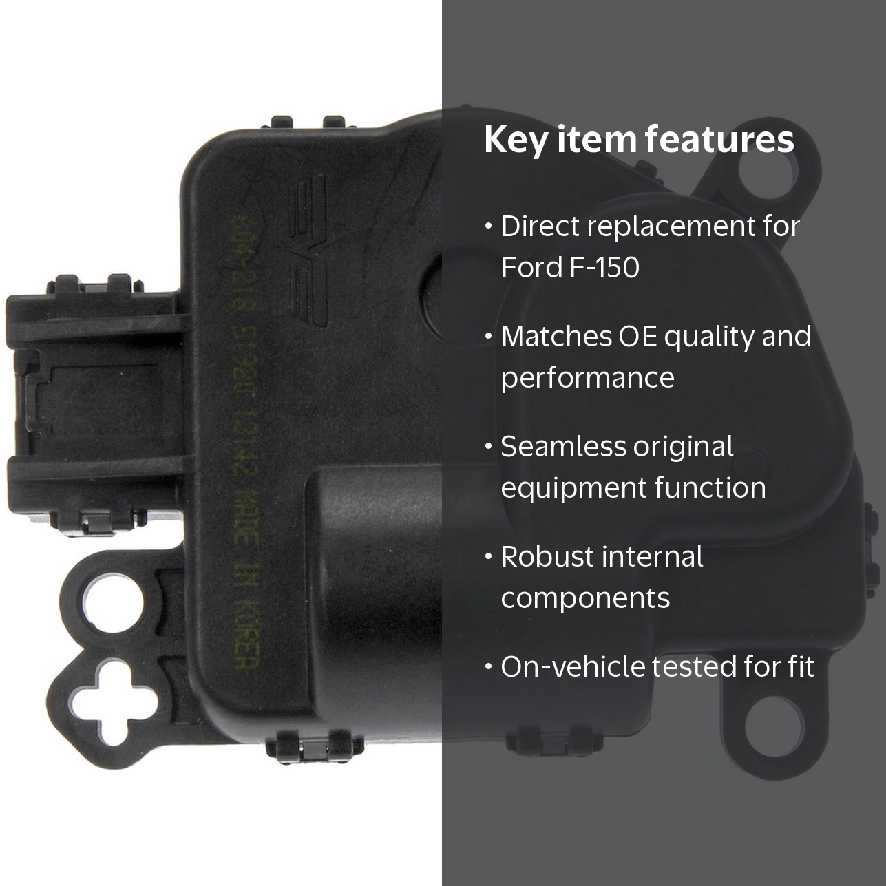 Dorman 604-218 HVAC Blend Door Actuator for Specific Ford