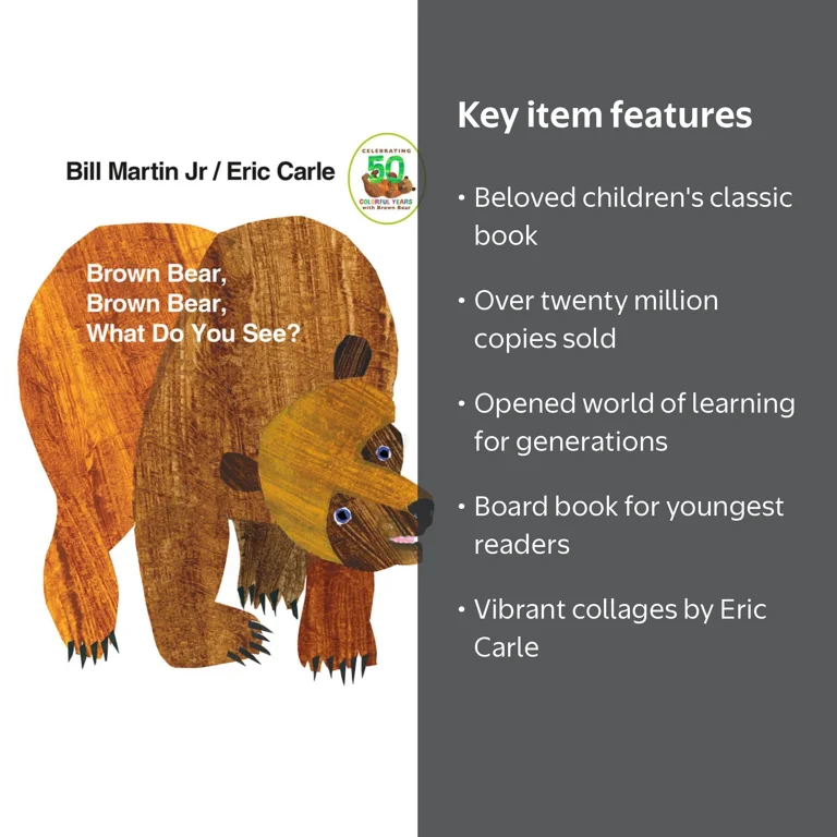 Brown Bear, Brown Bear, What Do You See?: 50th Anniversary Edition