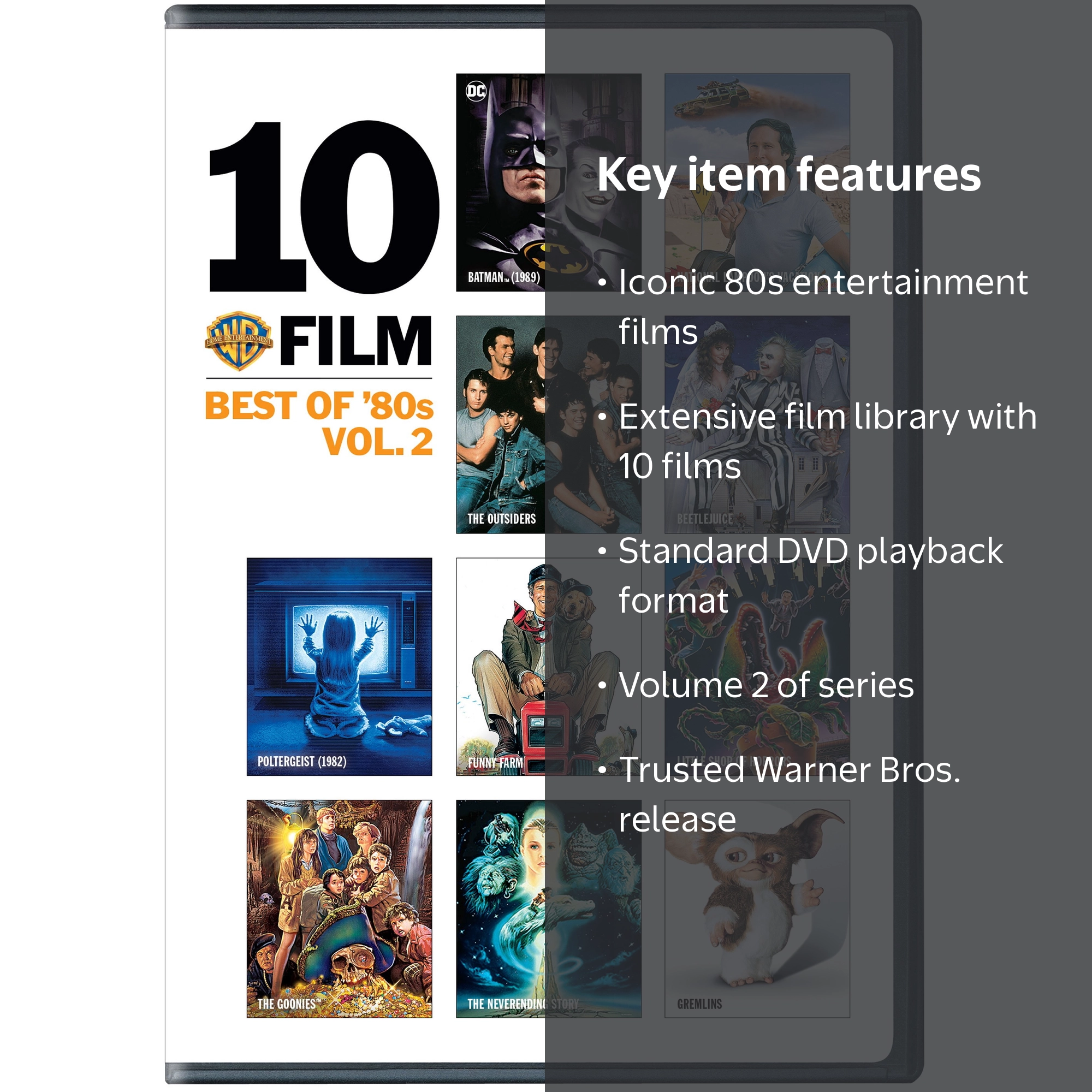 Best of 80s 10-Film Collection, Vol 2 (DVD Set) [DVD] - Walmart.com