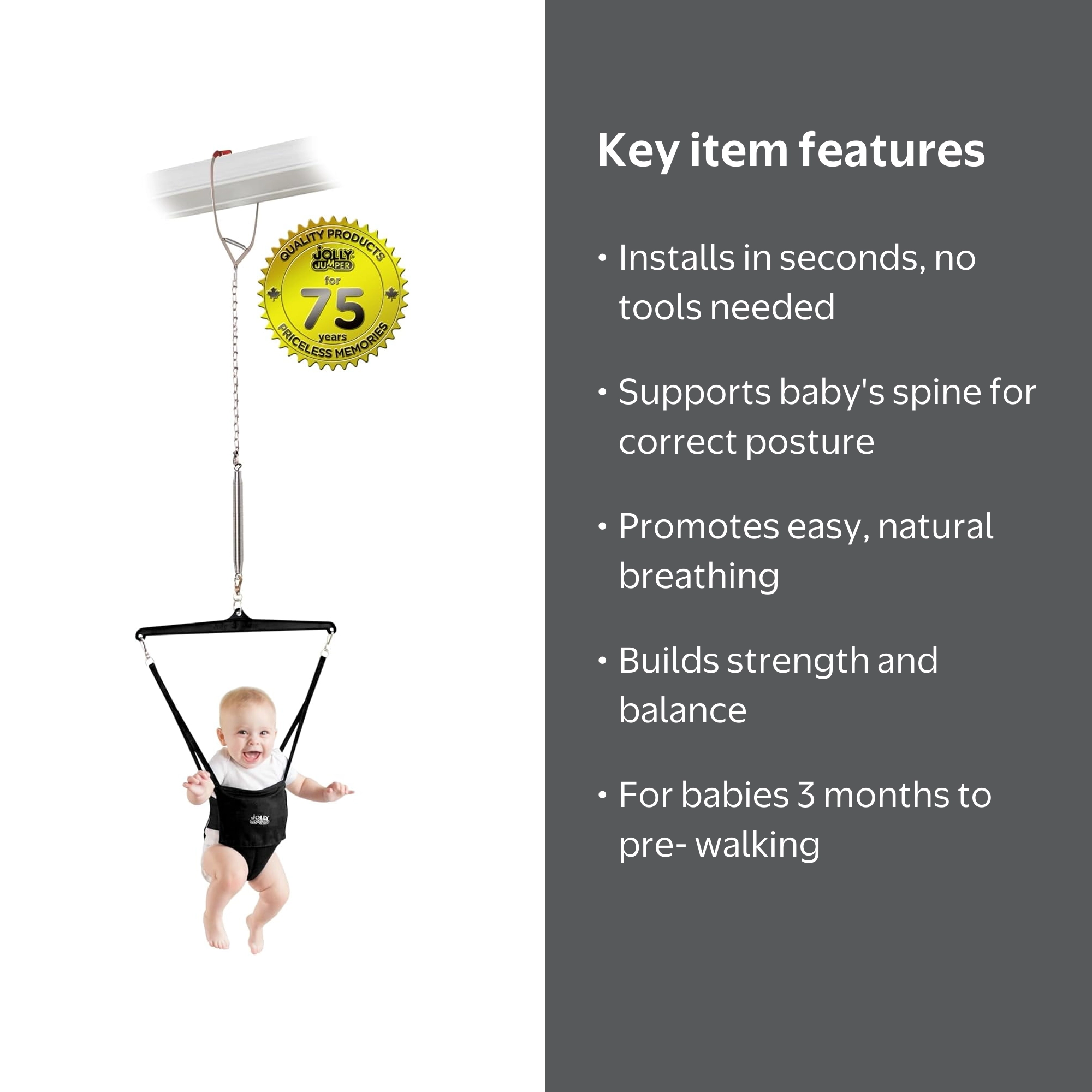 Jolly Jumper Infant Doorway - The Original Baby Exerciser