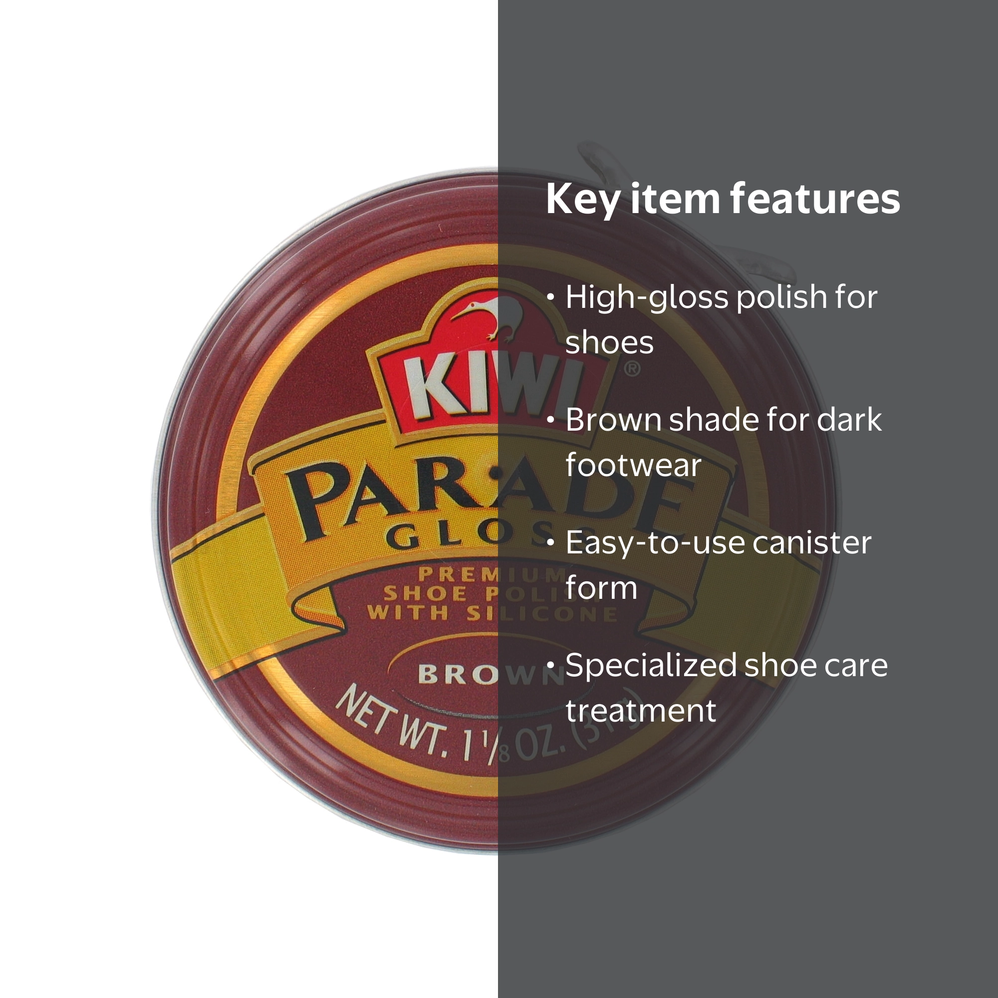 KIWI, Shoe Gloss, Brown, Leather Care Product, Footwear Shine
