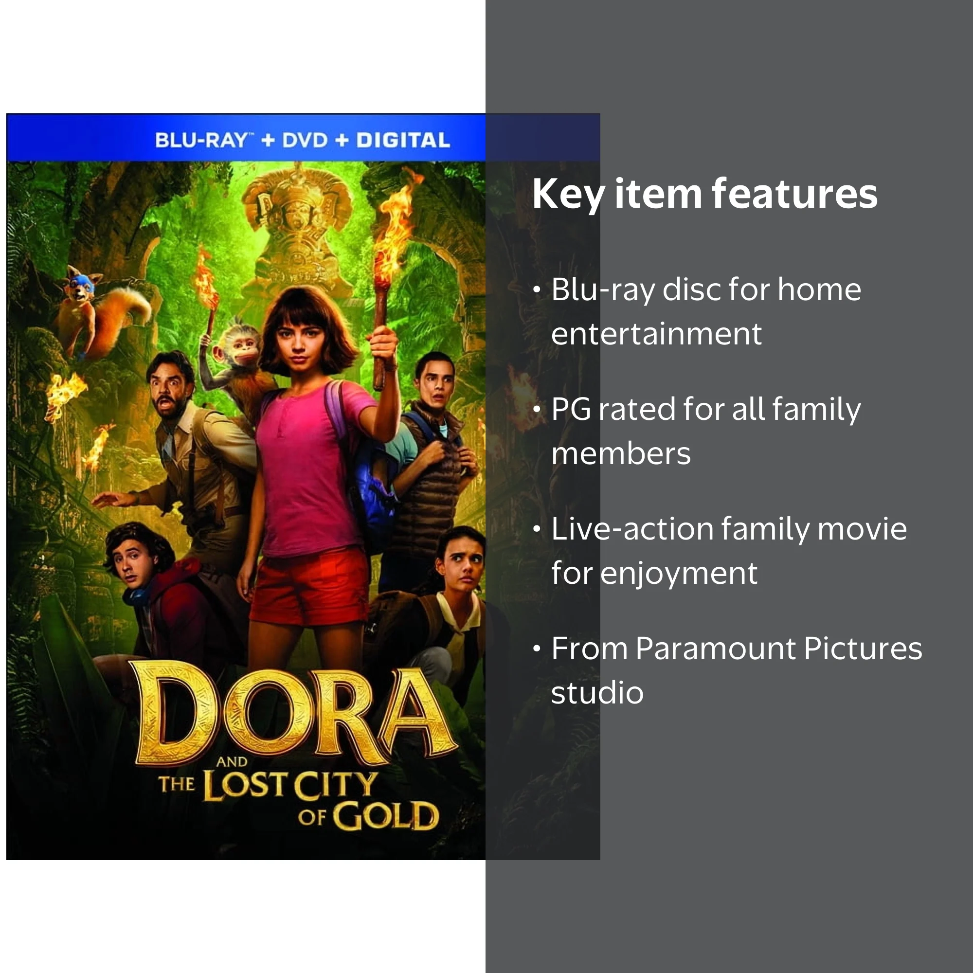 Dora & The Lost City Of Gold [Blu-ray] - Walmart.com