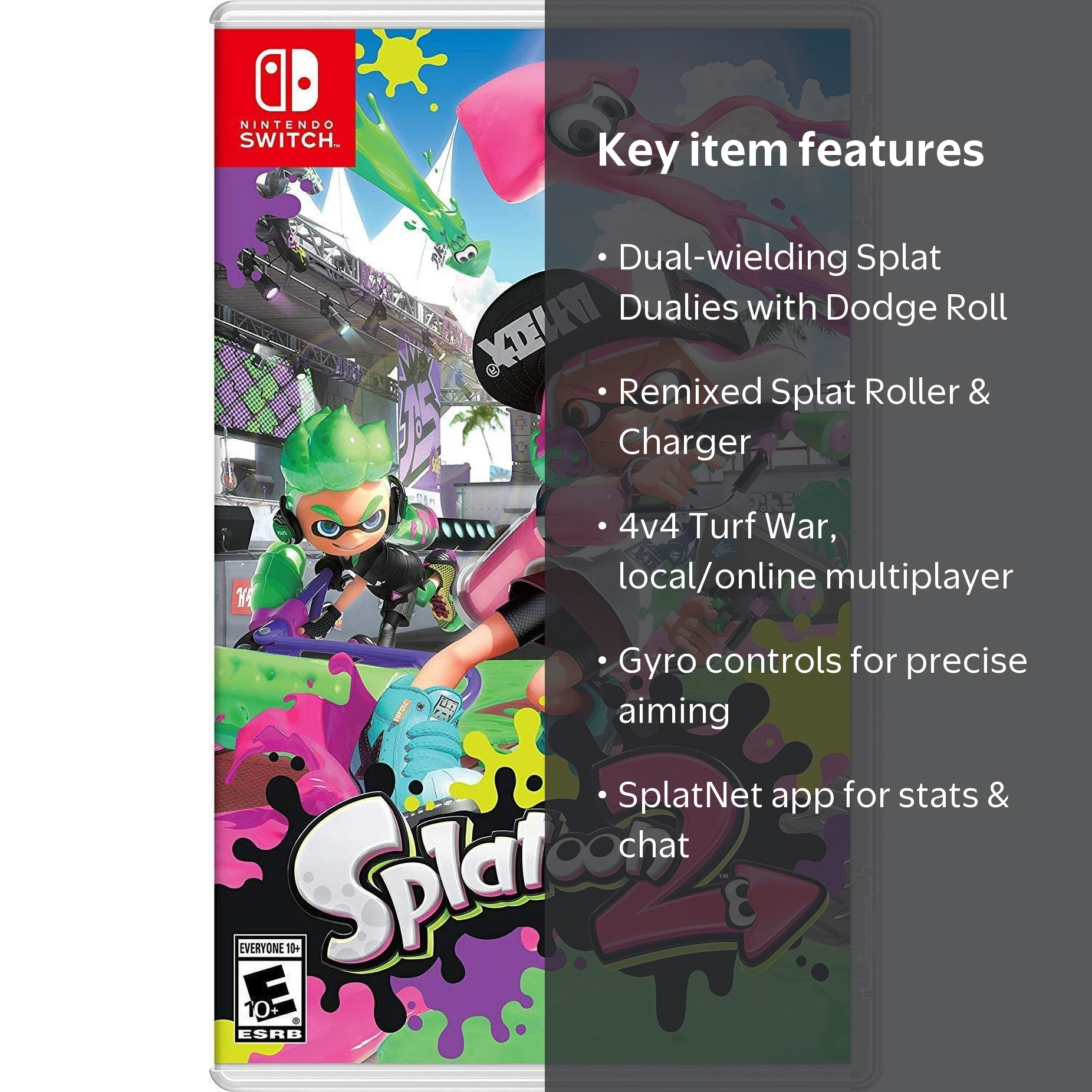 Nintendo, Splatoon 2 (Nintendo Switch) EU Version, Region Free
