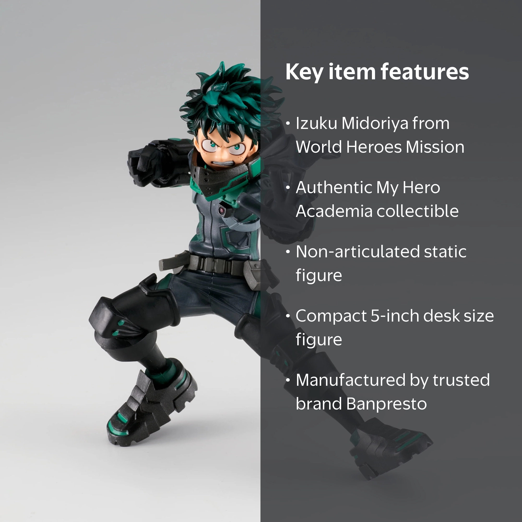 Banpresto: Deku Anime Toy - My Hero Academia: World Heroes