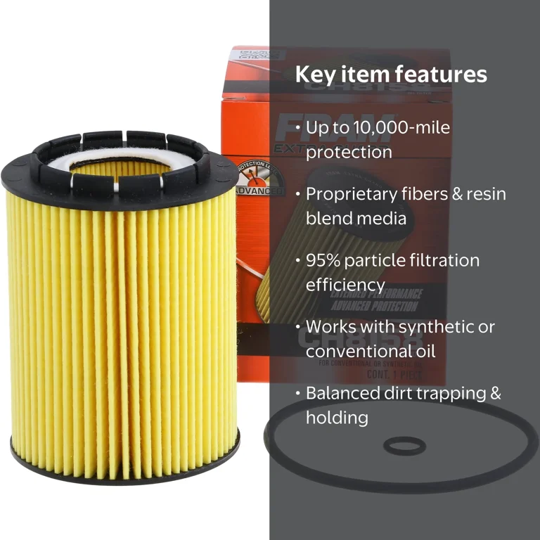 FRAM Extra Guard Filter CH8158, 10K mile Oil Filter for Audi