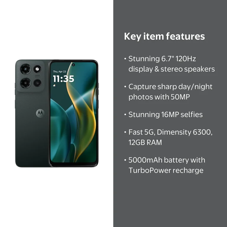 Motorola Moto G - 2025 | Unlocked | Made for US 4/128GB -Forest