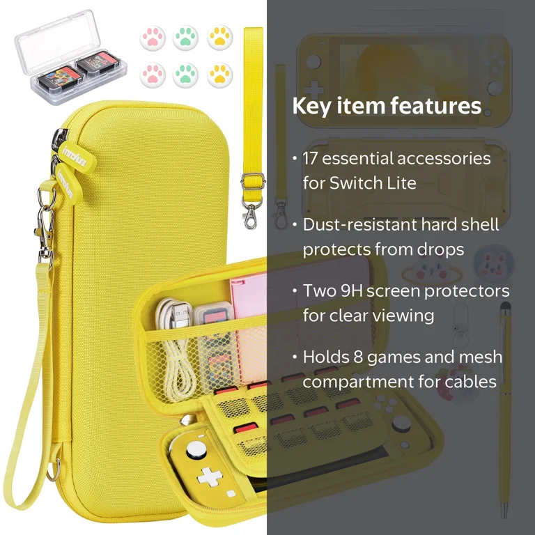 Switch Lite Case, 17 in 1 Switch Lite Accessories Bundle with Lite Switch Lite Case, 17 in 1 Switch Lite Accessories Bundle with Lite