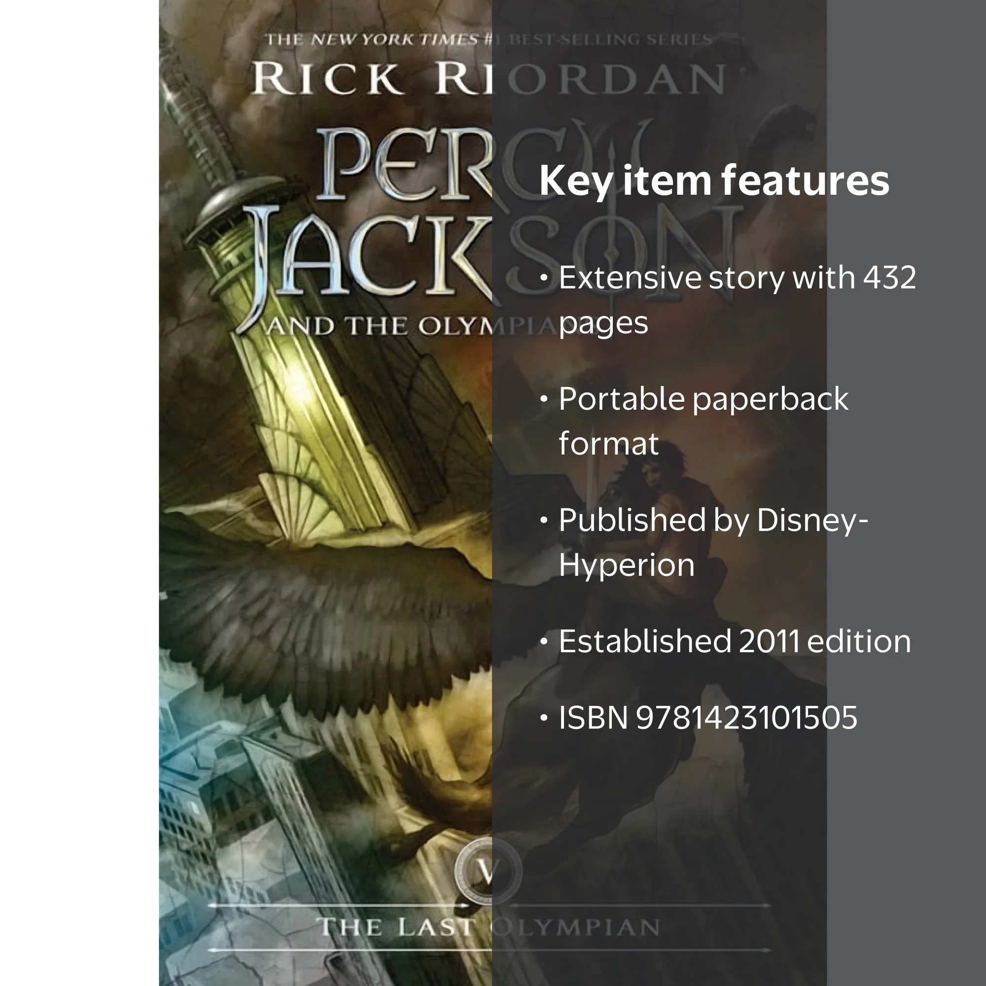 Percy Jackson and the Olympians, Book Five: The Last Olympia