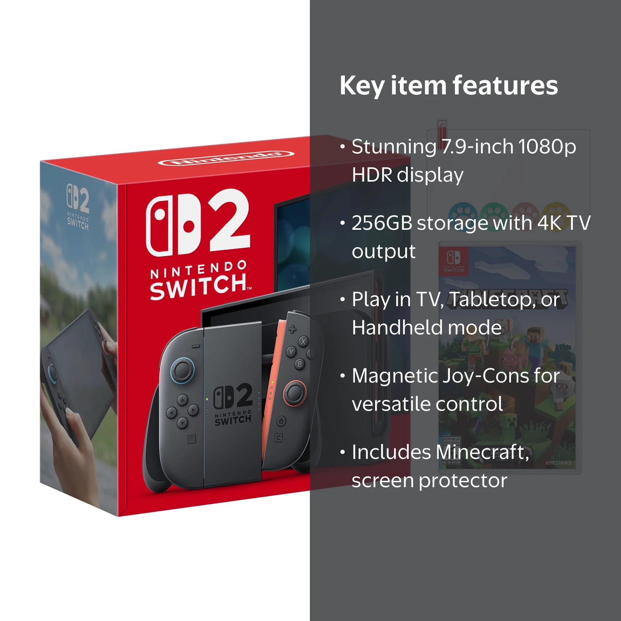 Switch 2 256GB Bundle | PlayStation units for entertainment