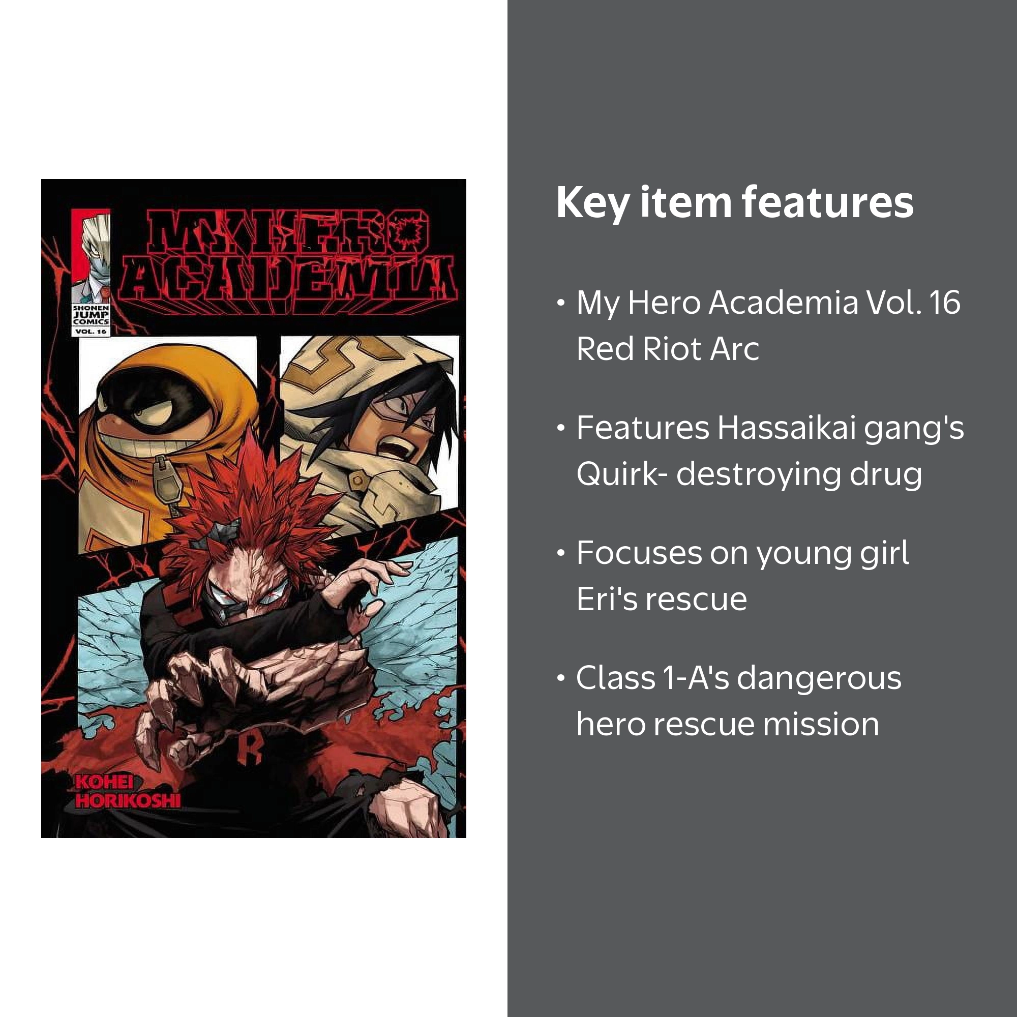 My Hero Academia My Hero Academia, Vol. 16: Red Riot, Book 16
