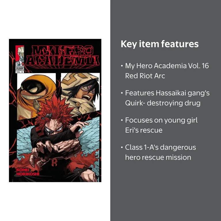 My Hero Academia My Hero Academia, Vol. 16: Red Riot, Book 16