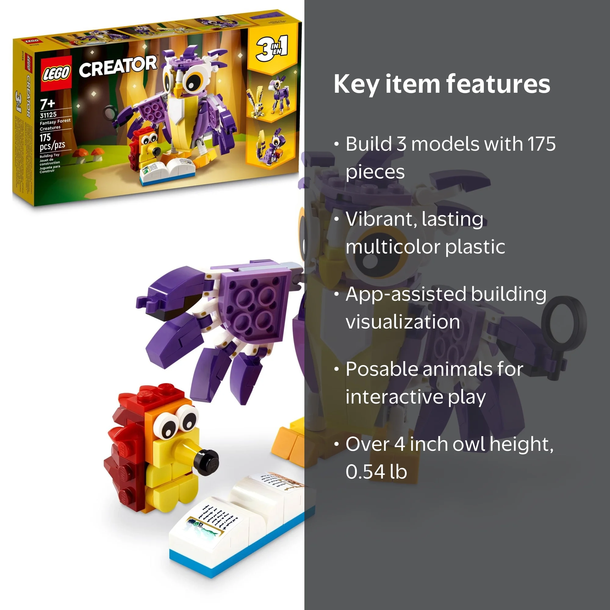 もかぽん 3点セットになります。 LEGO, Creator 3-in-1 building set, 31125, Multicolor - Walmart.com
