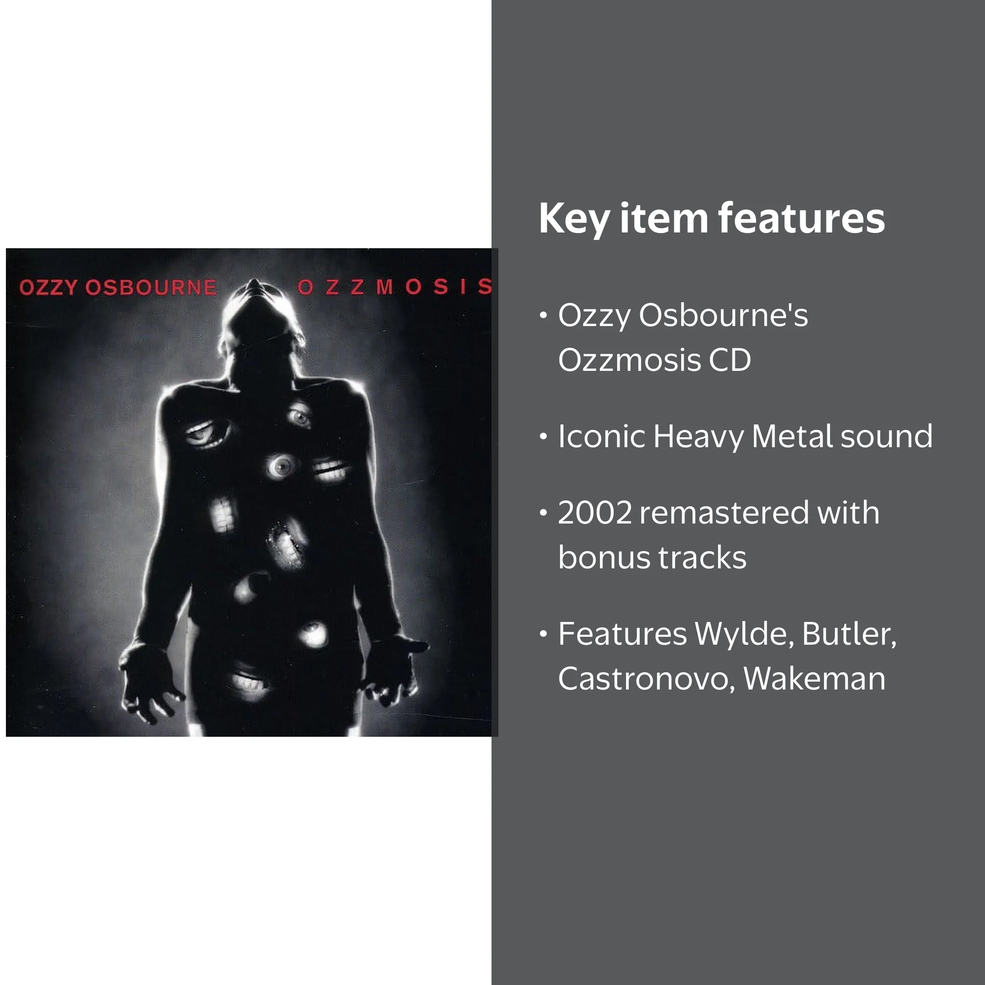 Ozzy Osbourne - Ozzmosis - Music & Performance - CD - Walmart.com
