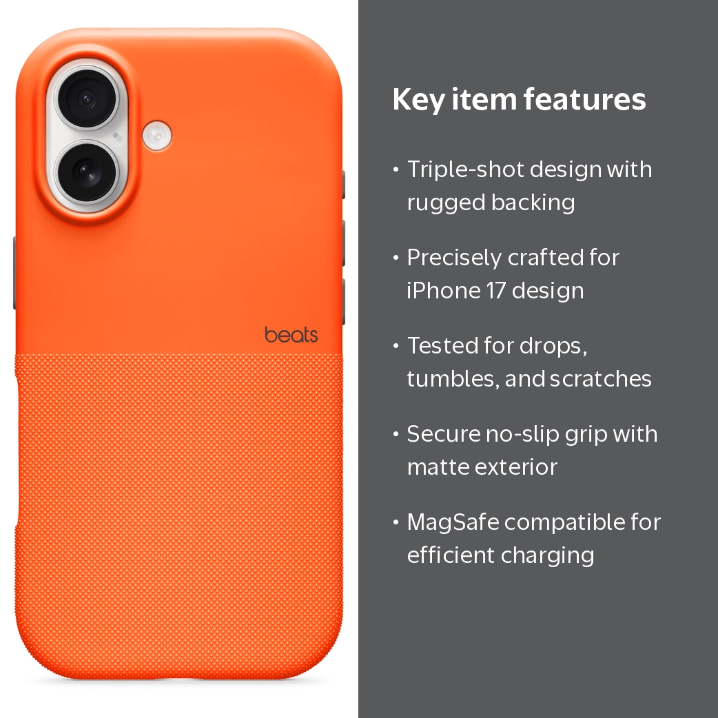 Beats iPhone 17 Rugged Case with MagSafe and Camera Control