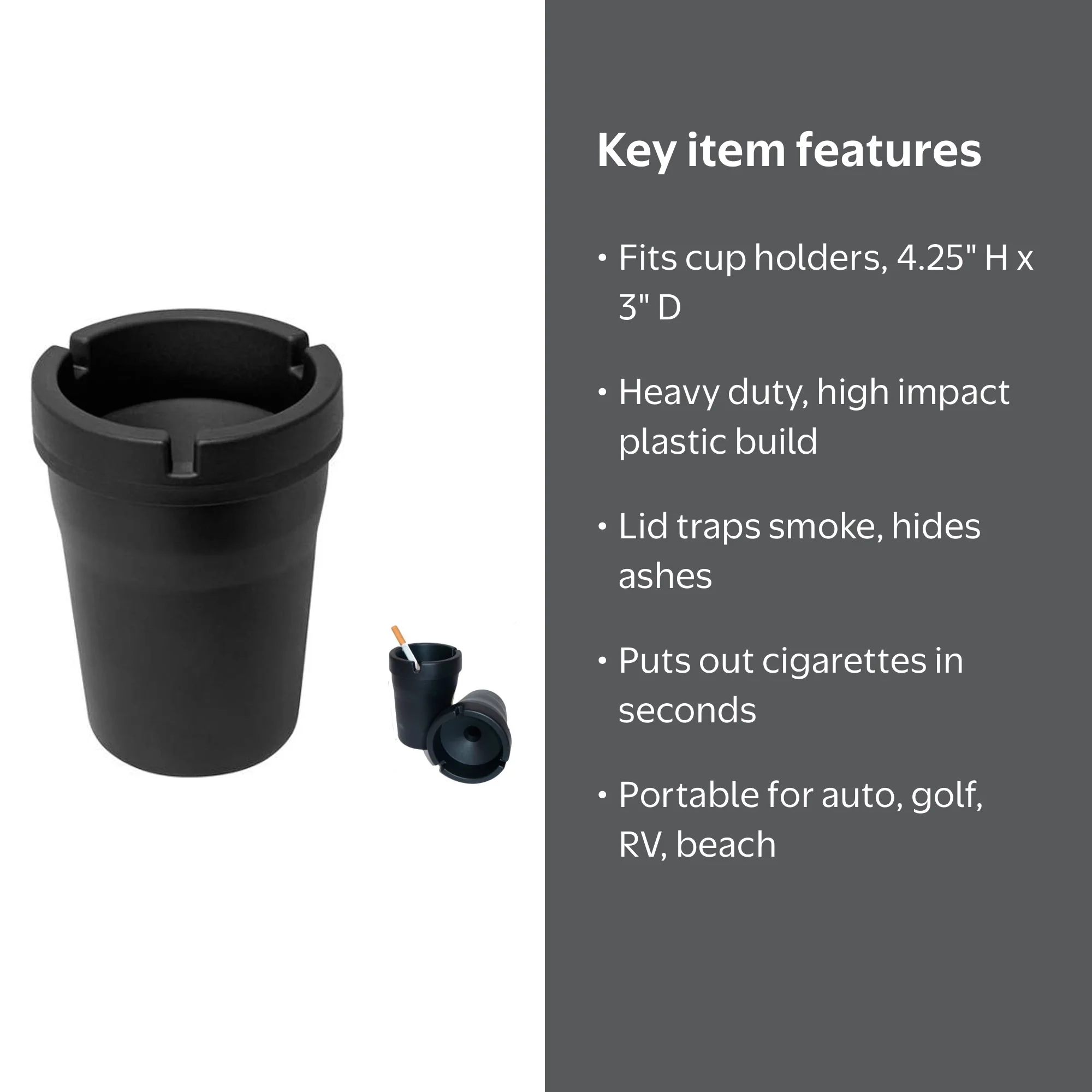 cigarette sand bucket United Receptacle 5 lbs. Urn RCPB25 Cigarette Bucket At Night Wedding