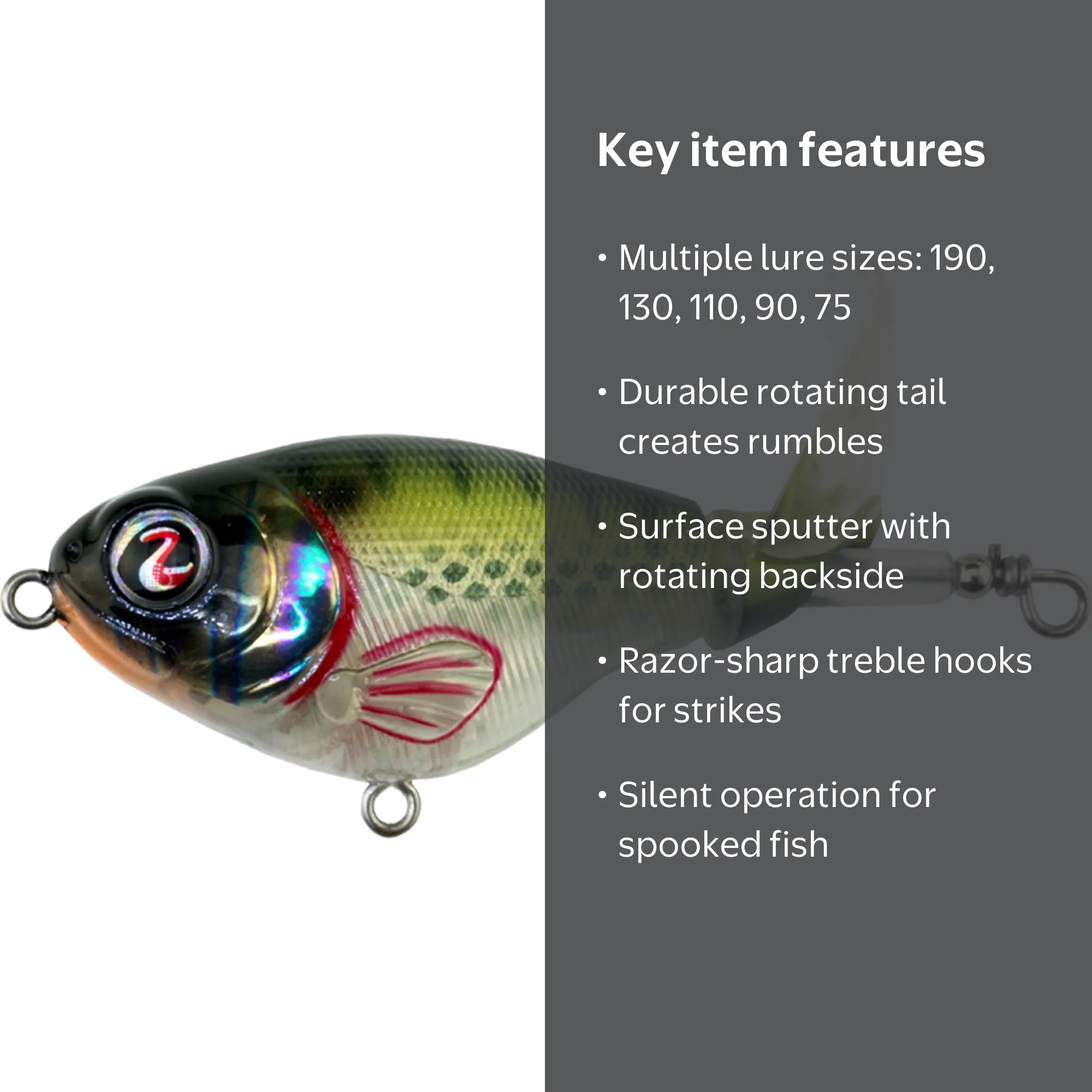 River2Sea, Topwater Lure, 75 Whopper Plopper, Bluegill - Walmart.com