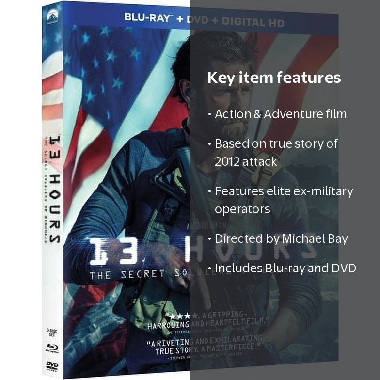 13 Hours: The Secret Soldiers of Benghazi (Blu-ray + DVD