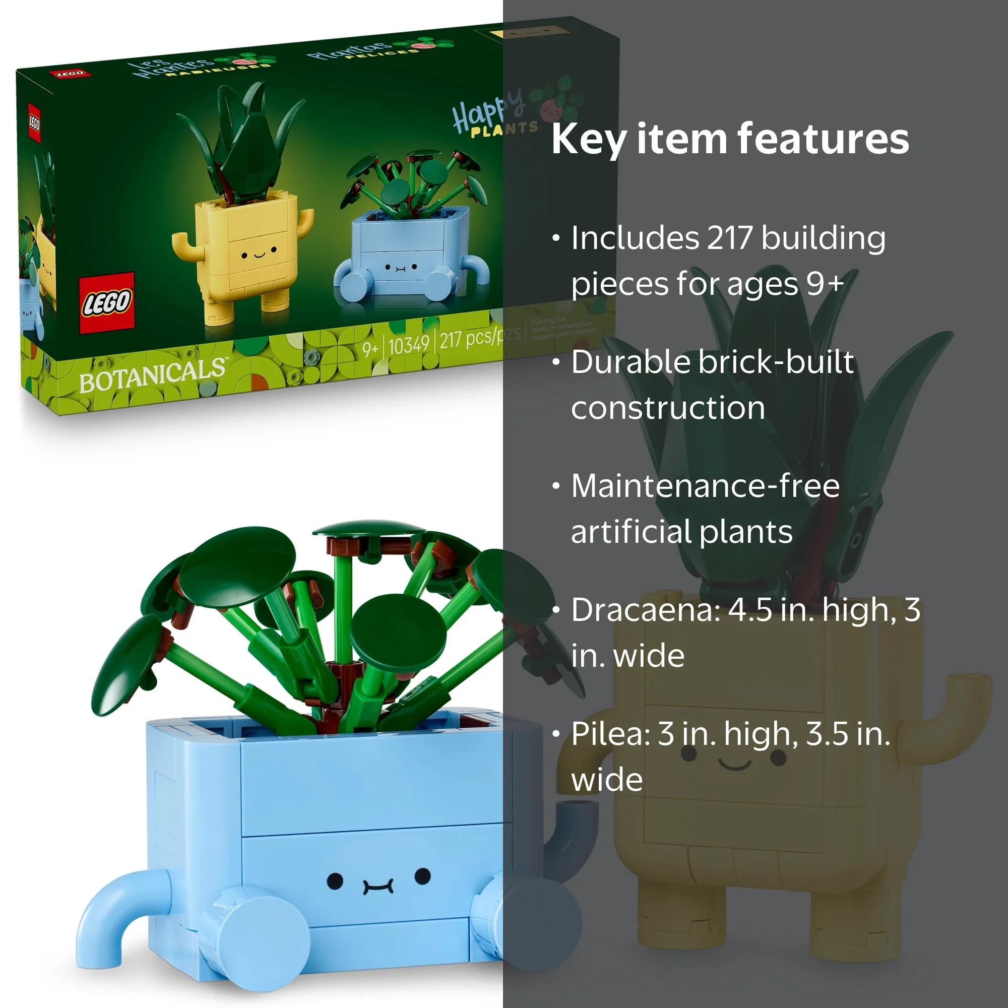 LEGO Botanicals Happy Plants | Kids construction sets - Walmart