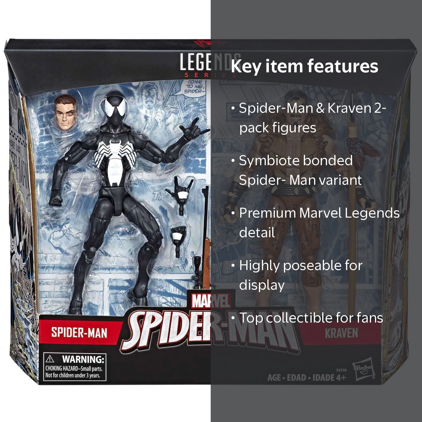 MARVEL REGENDS SPIDER-MAN KRAVEN セット Marvel Legends Spider-Man & Kraven Action Figure 2-Pack - Walmart.com