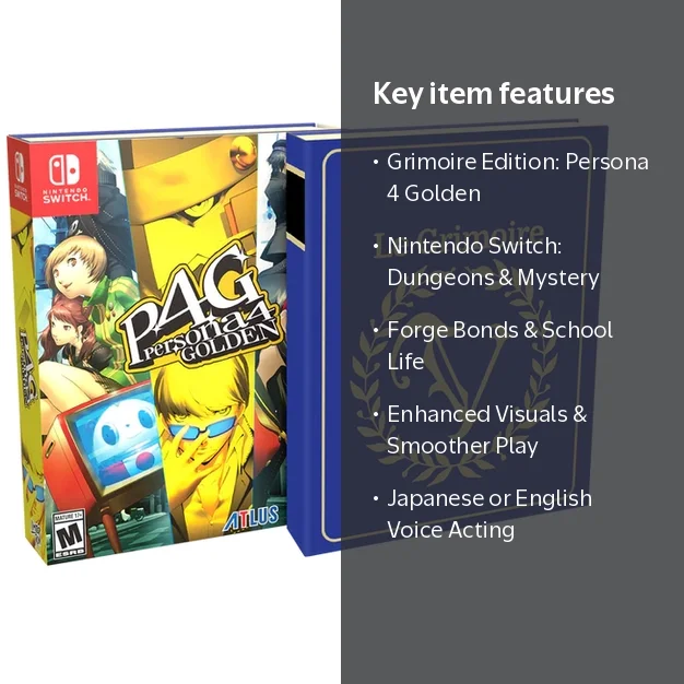 Persona 4 Golden Grimoire Edition [Limited Run Games #214