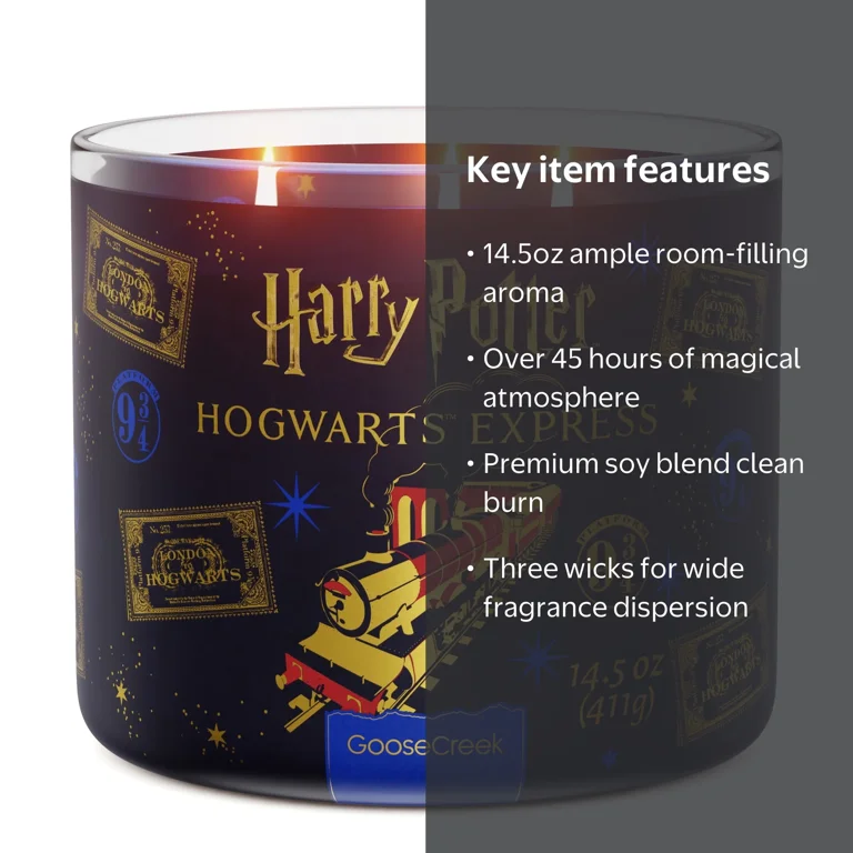Goose Creek Harry Potter Hogwarts Express 3-wick Whipped Vanilla