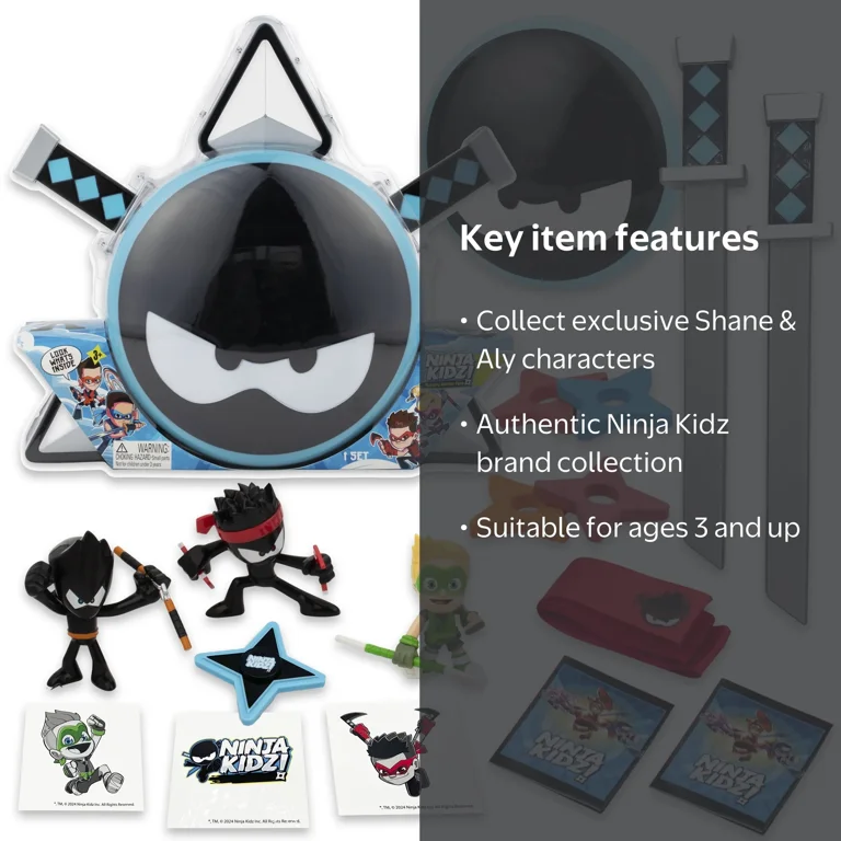 Ninja Kidz, Mystery Warrior Pack, 18 Surprises, Action Figures