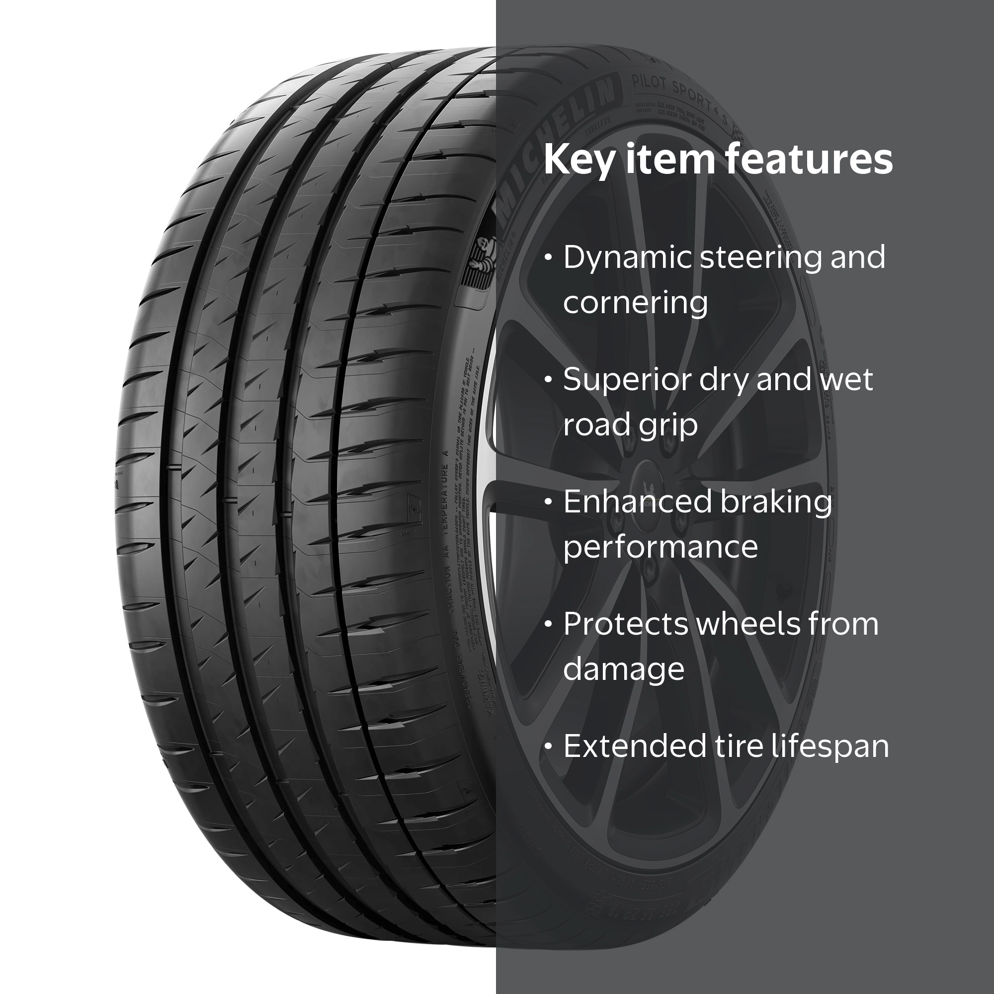 Michelin Pilot Sport 4S Performance 245/40ZR19 94Y Passenger Tire