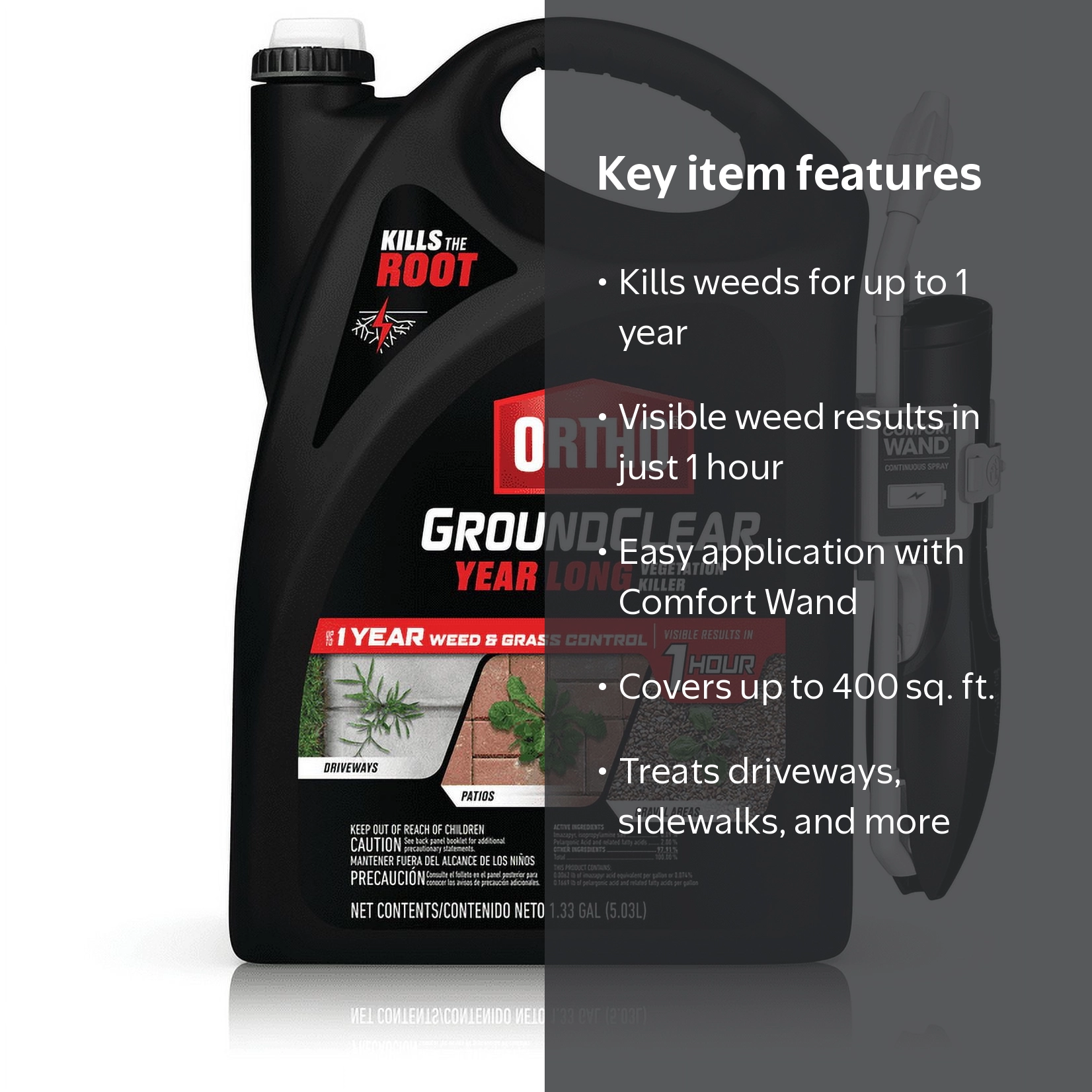 トップス THE WILD ONES KILLING YOU SOFTLY 3XL Y2K Ortho GroundClear Year Long Vegetation Killer, 1.33 gal. - Walmart.com