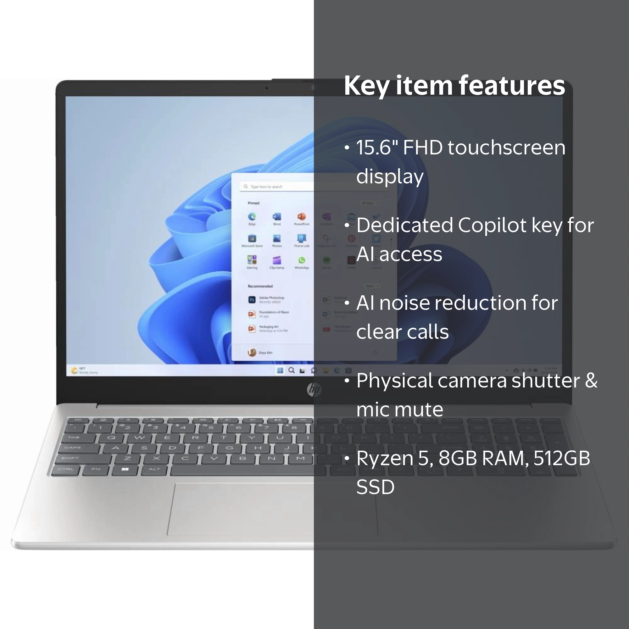 【5秒起動】SSD500GB/Core i5/8GB/BR/Win11 15.6 HP 15.6