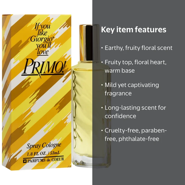 Designer Imposters Primo Perfume Spray with Orange Blossom, Peach