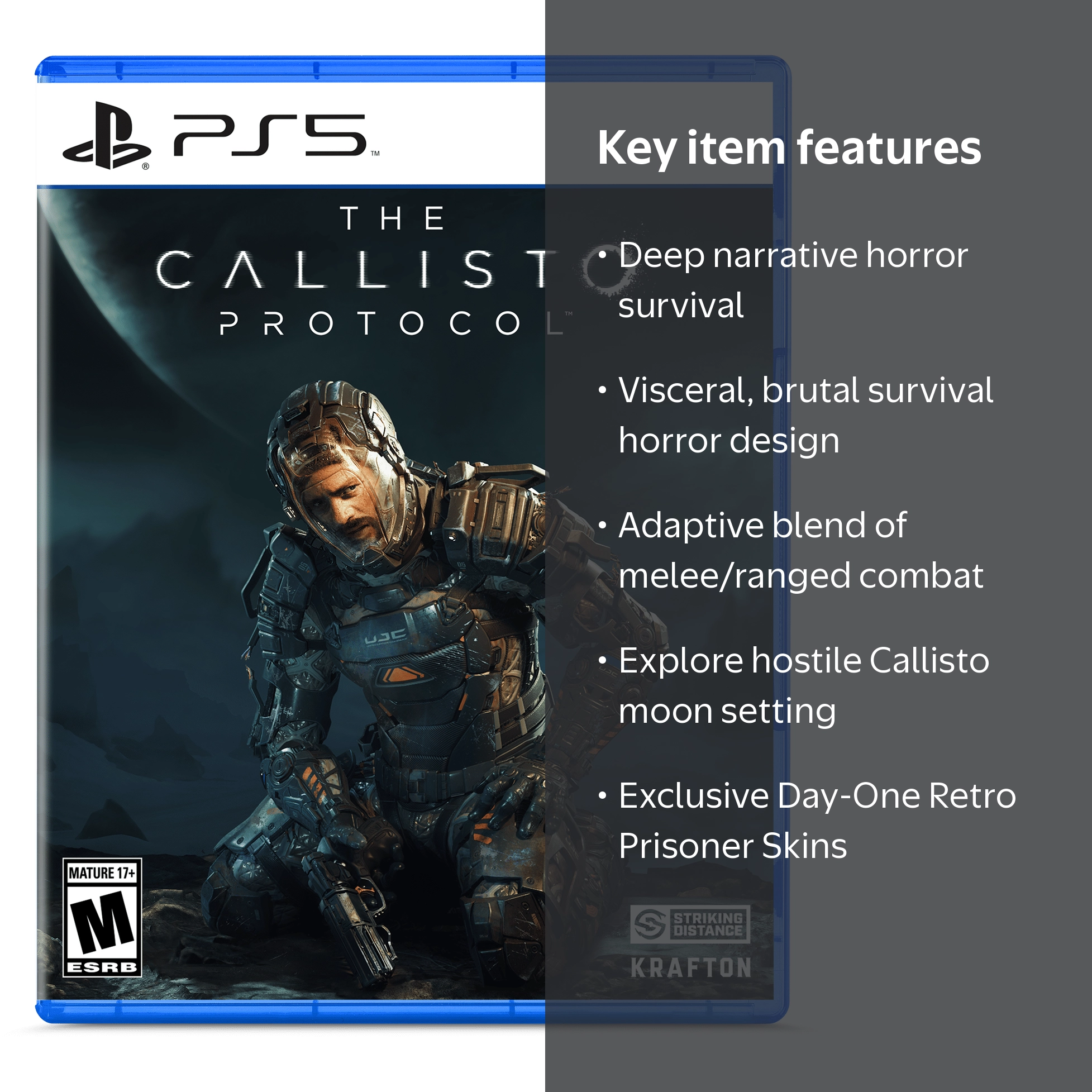 The Callisto Protocol Survival Horror Game for Playstation 5