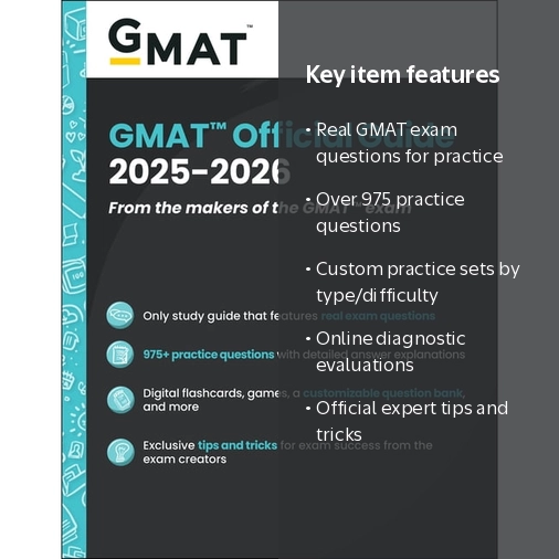 GMAT Official Guide 2025 - 2026: Book + Online Question Bank