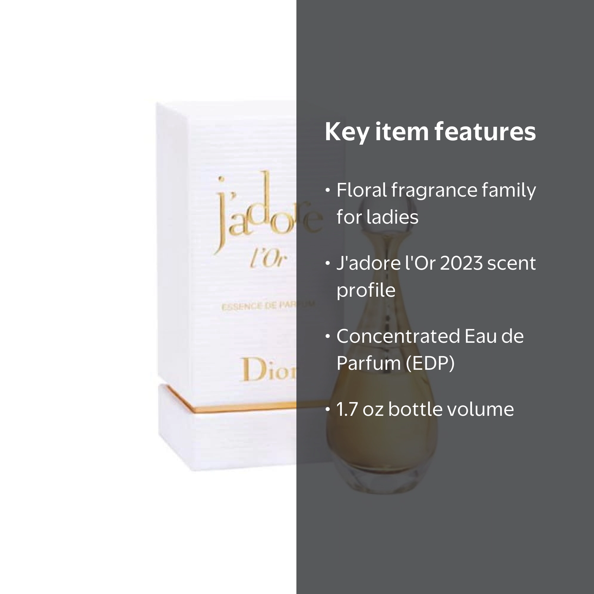Dior J'adore l'Or 2023 Ladies EDP 1.7 oz Floral Fragrance with