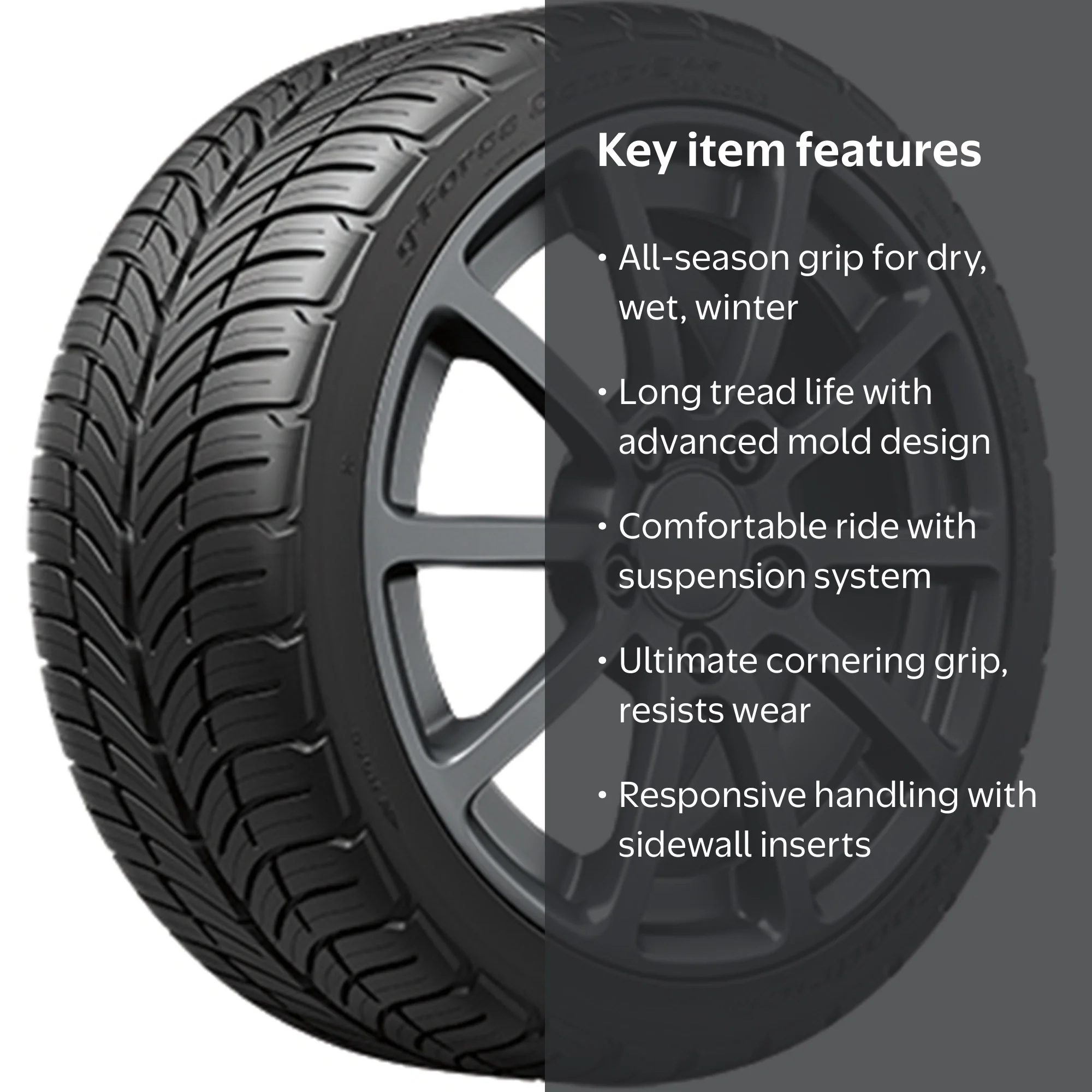 BFGoodrich g-Force COMP-2 A/S+ All Season 235/45ZR18 98W XL