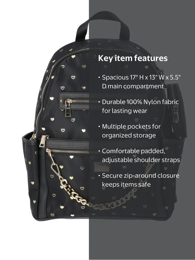 coach campus backpack 23 women's backpacks black light gold Court In Signature Canvas With Lips Print Signature coated canvas Inside zip cell phone and multifunction pockets Laptop compartment with zip closure Zip closure recycled polyester lining Top handle with 2 drop Outside zip pockets Adjustable shoulder straps Fits a 12 (zip compartment) or 13 (main compartment) laptop 10 3/4 (L) x 14 (H) x 5 1/4 (W) Style No. COACH Kisslock Frame Backpack, B4/Black