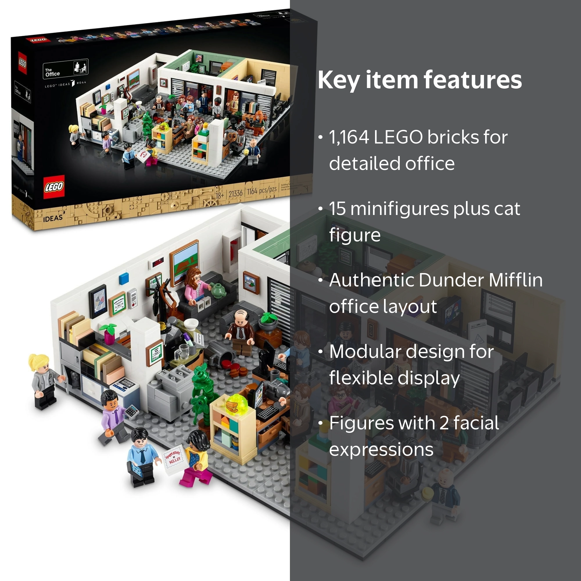 LEGO Ideas The Office 21336 Building Set, 1,164 Pieces - Walmart.com