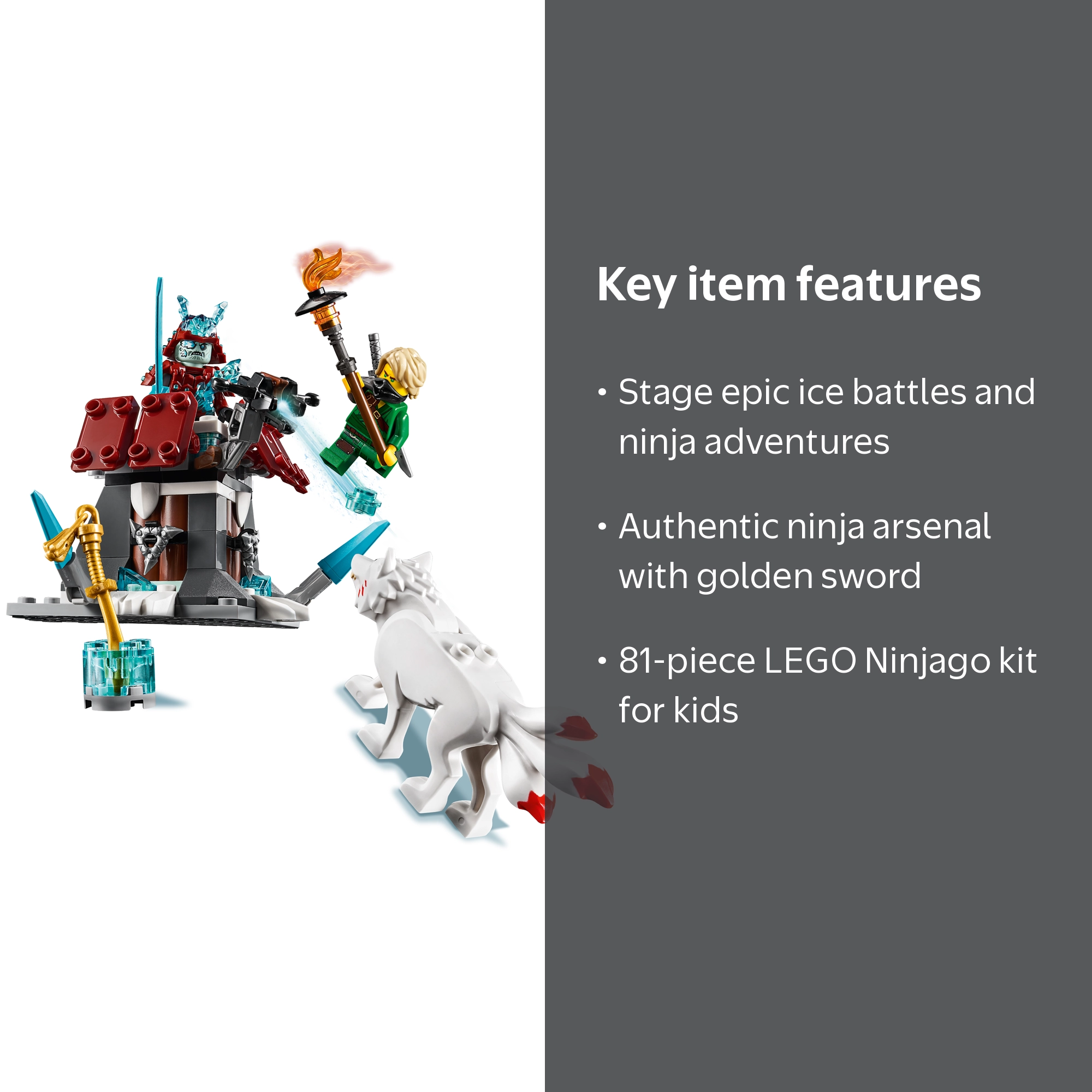 LEGO Ninjago Lloyd's Journey 70671 Toy Fortress Building Kit