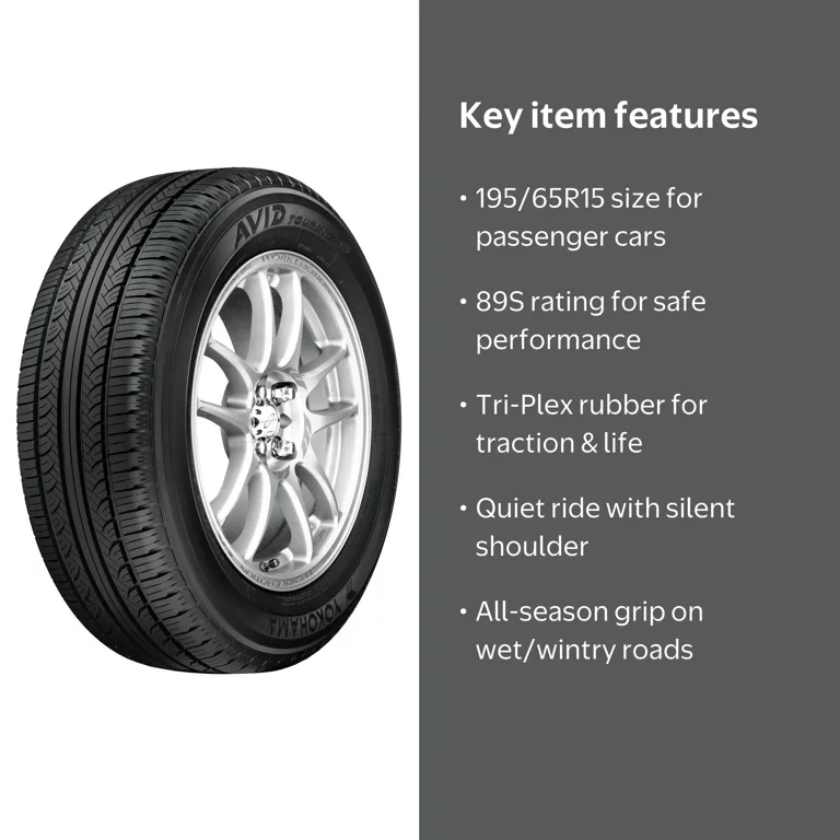 Yokohama Avid Touring-S Winter Snow P195/65R15 89S All Season