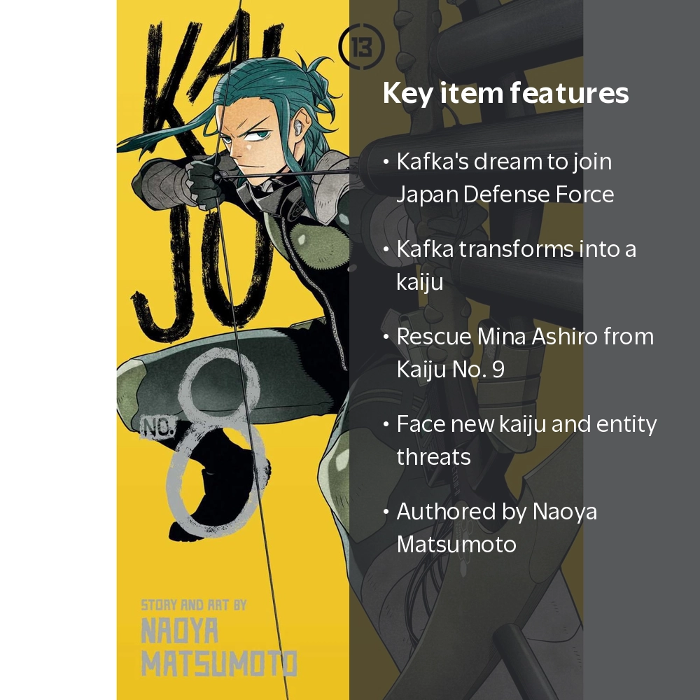 Naoya Matsumoto, Kaiju No. 8, Vol. 13, Paperback, Japanese Manga