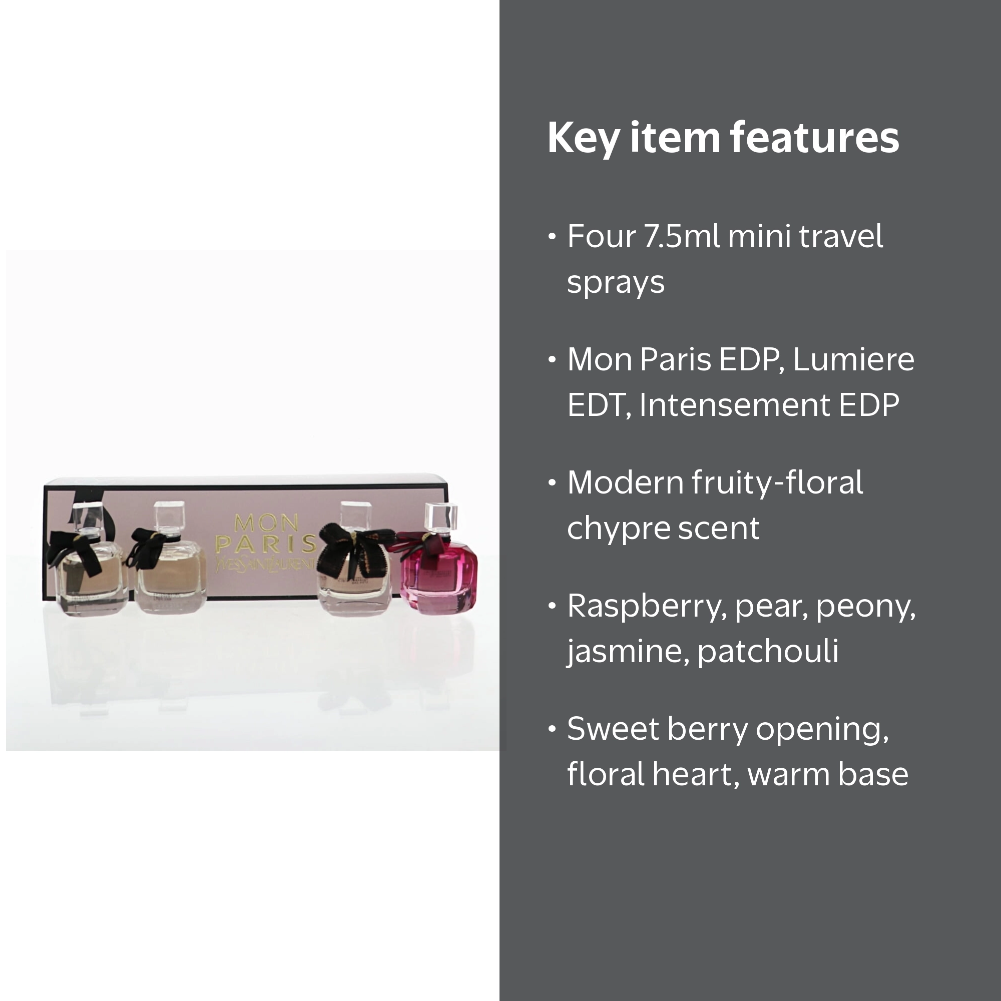 Mon Paris 4 Piece Set For Women 4 Piece Set by Yves Saint Laurent
