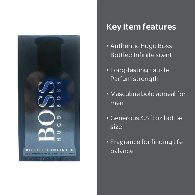 Hugo Boss, Eau De Parfum Spray, 3.3 Oz, Men's Cologne - Walmart.com