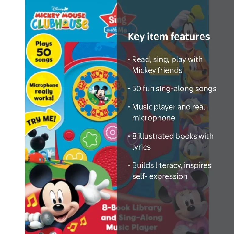 Disney Junior Mickey Mouse Clubhouse: Sing with Me 8-Book Library