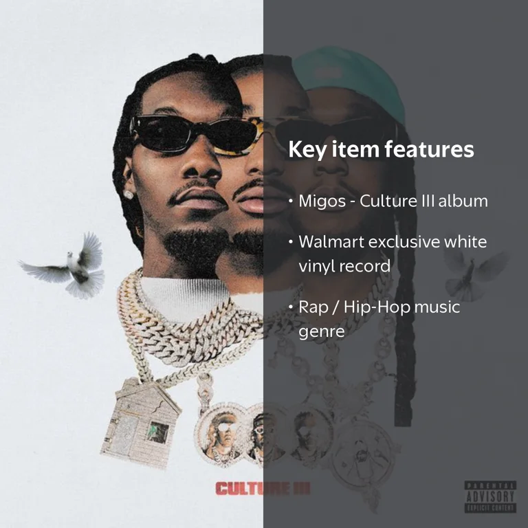 Migos - Culture III (Walmart Exclusive) - Music & Performance